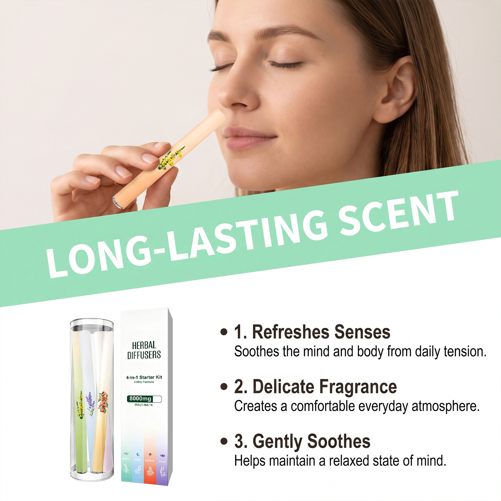 Aroma Inhaler Natural Plant-Ba - Herbal Wellness Kit ulasan dan harga